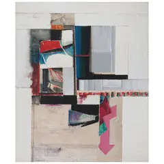 Fernando García Ponce, Composición con flecha vertical, Óleo sobre tela