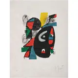 Joan Miró, XII, de la carpeta La Mélodie Acide
