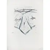 Antoni Tàpies, Llambrec material XII, 1975, Litografía 18 / 75