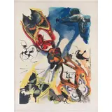 Les Bouches 2, de la suite Papillons Surréalistes by Salvador Dalí, 1972, Litografía E. A, sold Mar 2026
