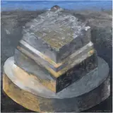 Vicente Rojo Almazán, Pirámide junto al mar, Mixta sobre papel