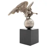 Jorge Marín, Boceto Viento, 2016, Escultura en plata 1 / 40 en base de mármol