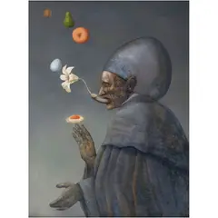 Adrián Tavera, Untitled, Óleo sobre masonite
