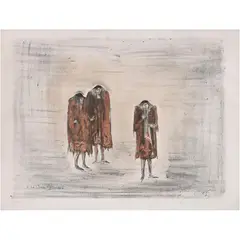 Leonora Carrington, The three Batlomin, de la serie The Dybbuk, Litografía 89 / 100