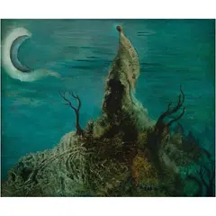 Sofía Bassi, Hacia mi casa / Mi casa me llama, Óleo sobre masonite