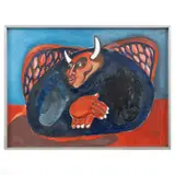 Firmado Morales, Untitled, Óleo sobre papel