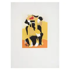 Luis López Loza, Fucsia amarillo, Grabado al aguafuerte, ruleta y gofrado a policromía 5 / 50