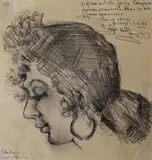 George Campbell, Malaga, Pencil