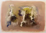 Gerald Davis, The Three Amigos, Oil on paper
