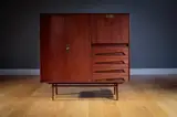 Vittorio Dassi, Teakwood Upright Cabinet,