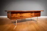 A Fine Rosewood Executives Desk, by Heal Of London, sold May 2021