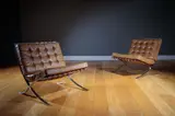 Mies van der Rohe, A Pair Of Barcelona Chairs,