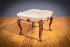 Robert Strahan, A Victorian mahogany footstool,