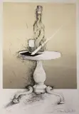 Micheal Farrell, Snake In A Bottle, Lithograph