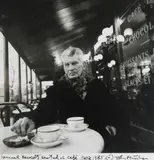 John Minihan, Samuel Beckett Seated In A Cafe, Paris, 1985, Photograph