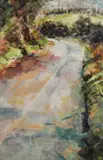 Lorraine Wall, Country Road, Watercolour