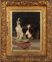 H G Shaw, Dignity And Impudence, Oil on canvas
