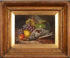 Charles B. Thomas, Still Lifes With Game (A Pair), Oils on canvases