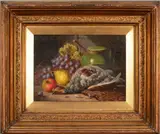 Charles B. Thomas, Still Lifes With Game (A Pair), Oils on canvases