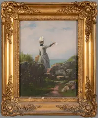 The Goodbye by Alexander Williams, Oil on board, sold May 2021