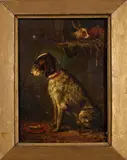 George Lambert, The Hound, Oil on panel