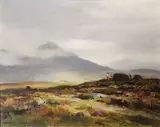 In The Inagh Valley, Connemara by Maurice Canning Wilks, Oil on canvas, sold Feb 2021