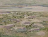 Landscape by George Campbell, Oil on board, sold Feb 2021