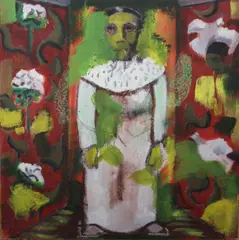 Patrick McElroy, Figure, Oil on board