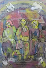 Patrick McElroy, Group Study, Crayon