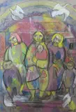 Patrick McElroy, Group Study, Crayon