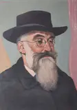 Harry Kernoff, Yusef A'Barbhnelle, Oil on board