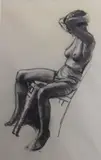 Niccolo d'Ardia Caracciolo, Nude Study