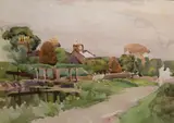 Tom Nisbet, Canal With Lock