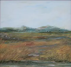 Olive Murray, Windswept Connemara, Oil on board