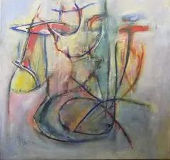 Gerald Davis, Mon Vieux, Oil on canvas