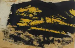 Gwen O'Dowd, Yellow Reflection, Etching