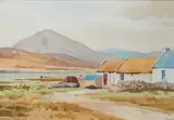 Maurice Canning Wilks, Farmhouse, Errigal In The Background