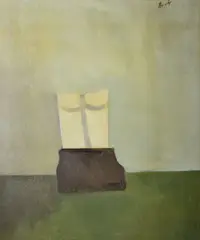 Charles Brady, Typewriter, Oil on canvas