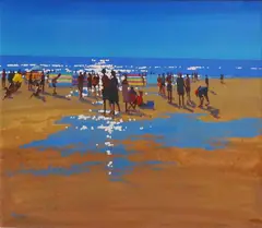 John Morris, Windbreaks, Oil on board