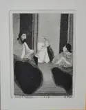 Patrick Pye, Mary And Martha, Etching