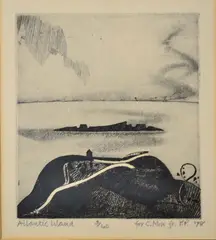 Atlantic Island by Patrick Pye, Etching, sold Nov 2020