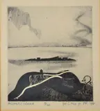 Patrick Pye, Atlantic Island, Etching