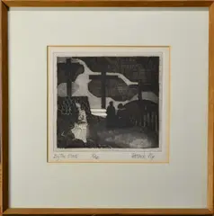 By The Cross by Patrick Pye, Etching, sold Nov 2020