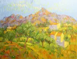 Desmond Carrick, Villas On A Hill, Nerja