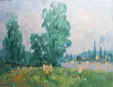 Desmond Carrick, PARK DAY by THE LAKE