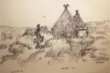Maurice MacGonigal, Kilmalkedar, Kerry, Pen and ink