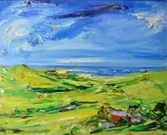 Michael Flaherty, Near Camp C. Kerry, Oil on board
