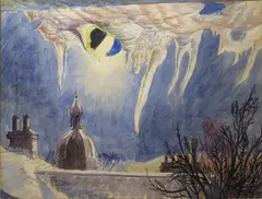 Rooftops by Alicia Boyle, Watercolour, sold Nov 2020
