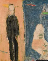 Both Outside by Paddy McCann, Oil on canvas, sold Dec 2020