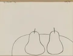 Still Life, Pears by William Scott, Lithograph, sold Dec 2020